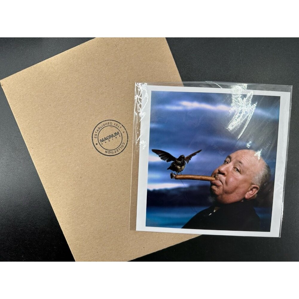Magnum Photos Philippe Halsman “Alfred Hitchcock” 6”x6” Estate photo